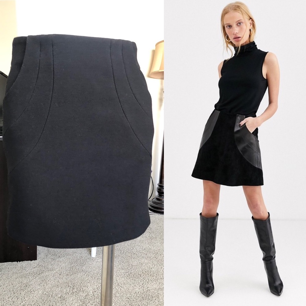 Paris Attalier & Other Stories panelled mini skirt